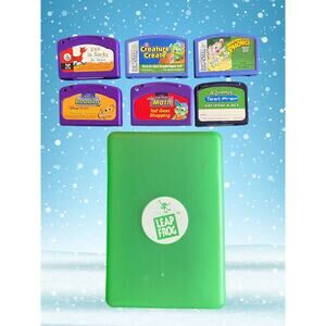 LeapFrog Lot w/ Case – LeapPad & Leapster Games Fox in Socks Nemo SAT Test Prep